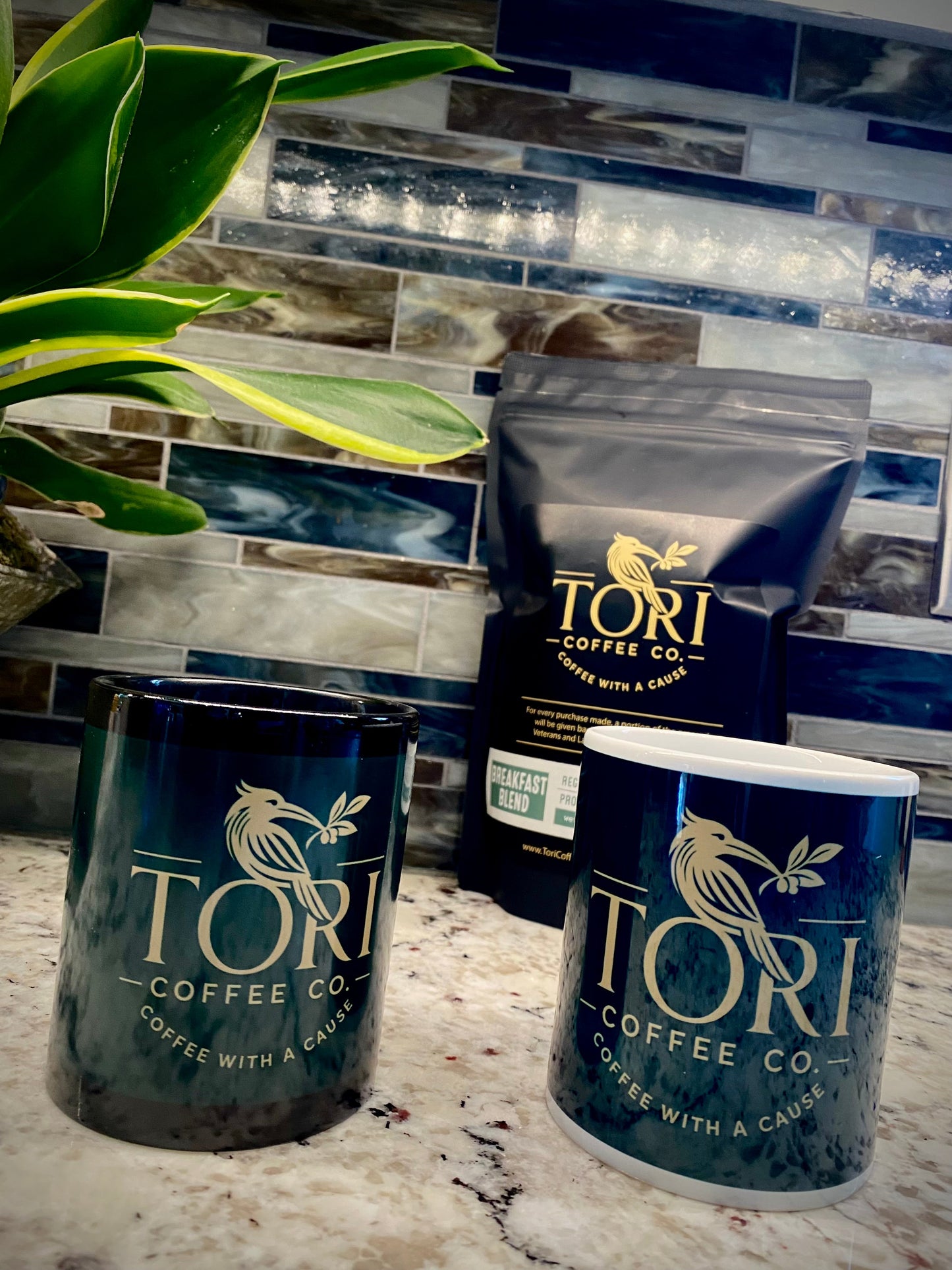 Tori Coffee Co. black ceramic mug, additional photo 2